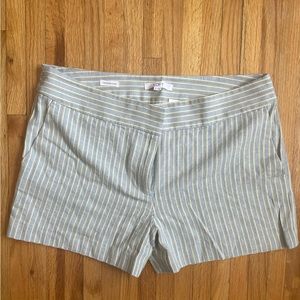 Loft the Riviera Striped Shorts Size 12